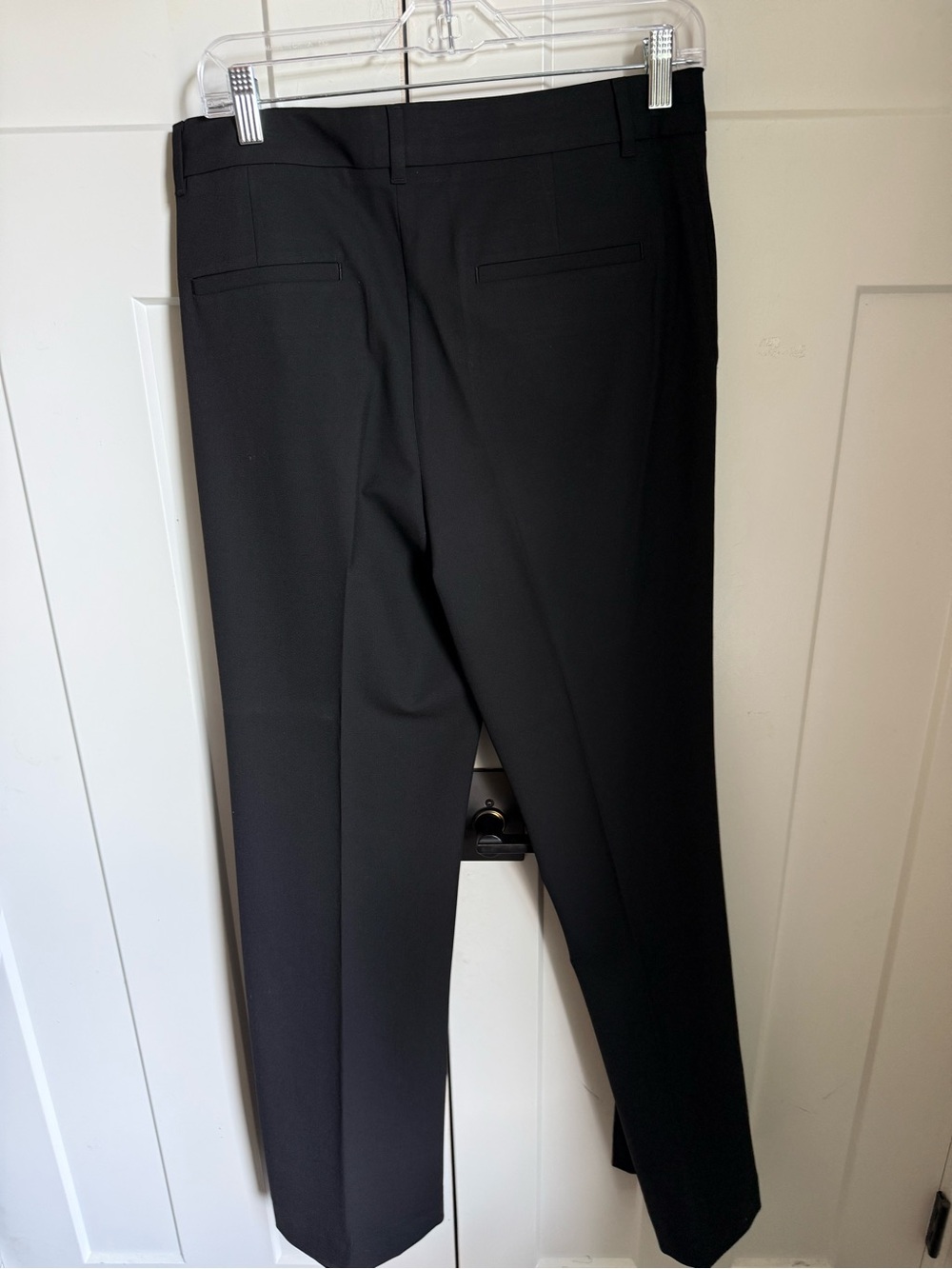 Banana Republic Black Slim Boot-Leg Dress Pants size 8 Tall. Like new. - Picture 6 of 10